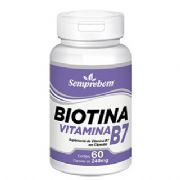 Biotina Vitamina B7 – Semprebom – 60 Cap. de 240 mg